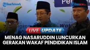 Menag Nasaruddin Targetkan Penggalangan Dana Wakaf Pendidikan Islam Capai Rp1 Triliun