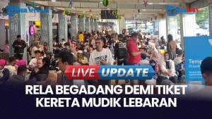 H-3 Lebaran, 52 Ribu Pemudik Berangkat dari Stasiun Gambir & Pasar Senen