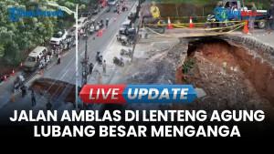 Penyebab Jalan Lenteng Agung Ambles, Saluran Air Diduga Keropos Termakan Usia