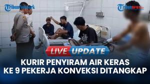 Kurir Penyiram Air Keras ke 9 Pekerja Konveksi di Tasikmalaya Ditangkap Polisi