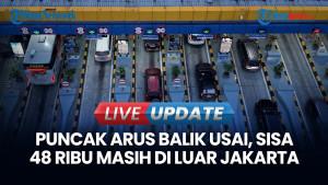 Puncak Arus Balik H+3 Tembus 256 Ribu Kendaraan: Sisa 48 Ribu Masih di Luar Jakarta