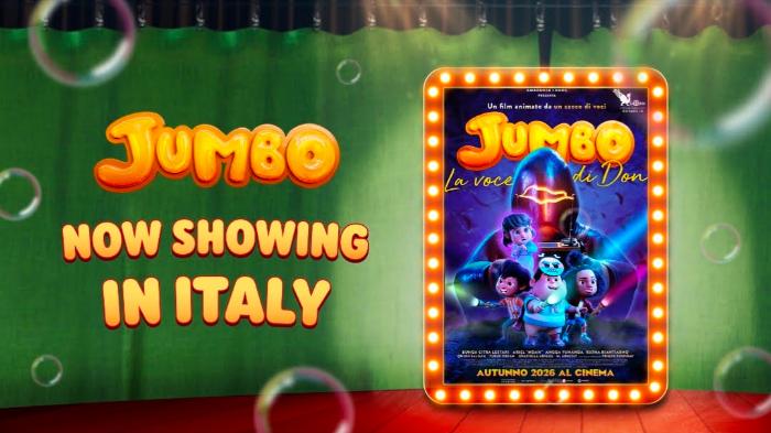 Keren! Film JUMBO Lanjut Tayang di 121 Bioskop Italia