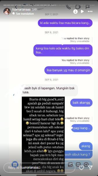 Lisa Mariana mengaku pernah diancam.