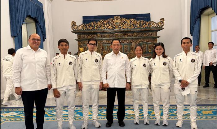 Keren! Kapolri Apresiasi Atlet Sepeda Peraih Medali Asian Games