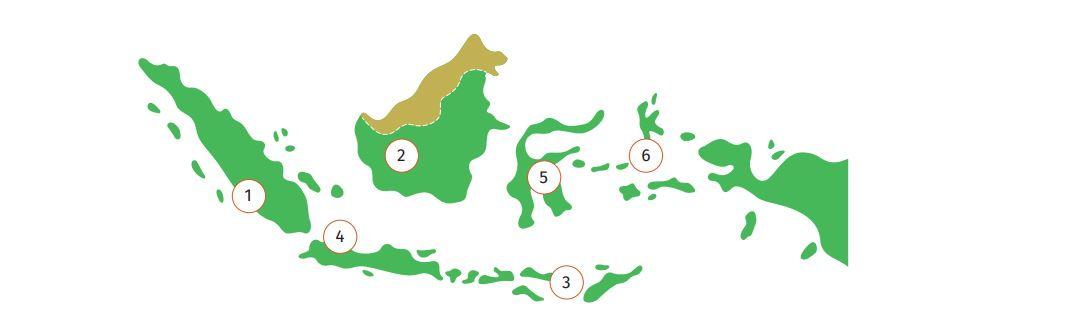 SOAL PTS - Gambar Peta Indonesia yang ada di buku Pendidikan Pancasila Kelas 6 Kurikulum Merdeka halaman 131.