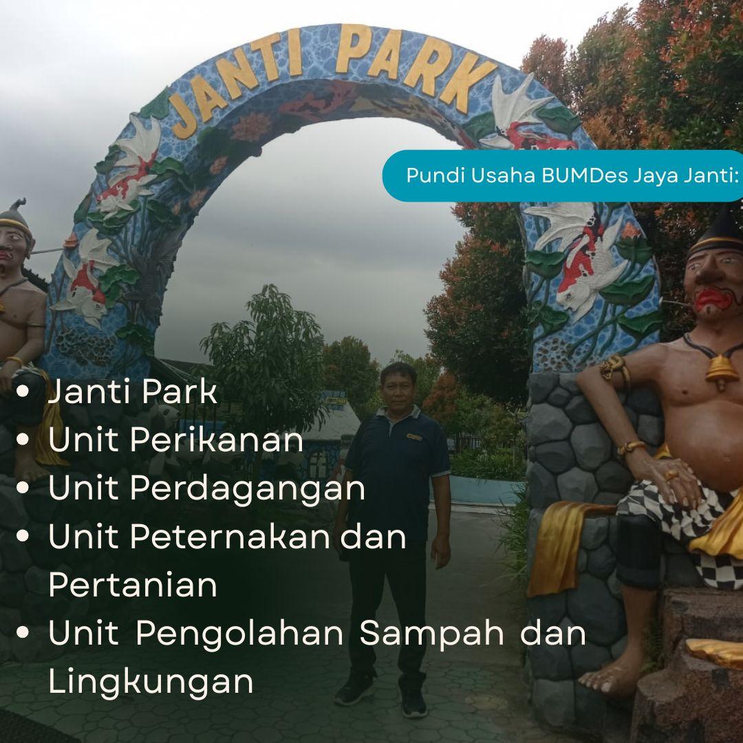 Pundi usaha terdiri dari berbagai unit usaha BUMDes Jaya Janti