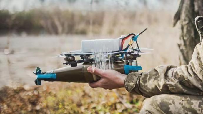 Salah satu contoh drone FPV yang digunakan pasukan Ukraina
