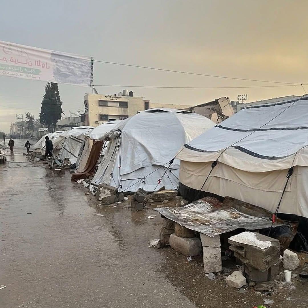 Tenda-tenda pengungsian di Gaza