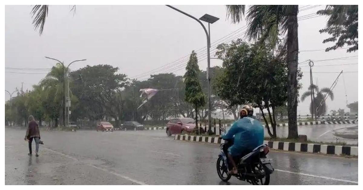 Prakiraan Cuaca Pekanbaru Hari Ini, 29 Oktober 2026, BMKG: 13 Kecamatan Hujan Ringan, 2 Hujan Petir