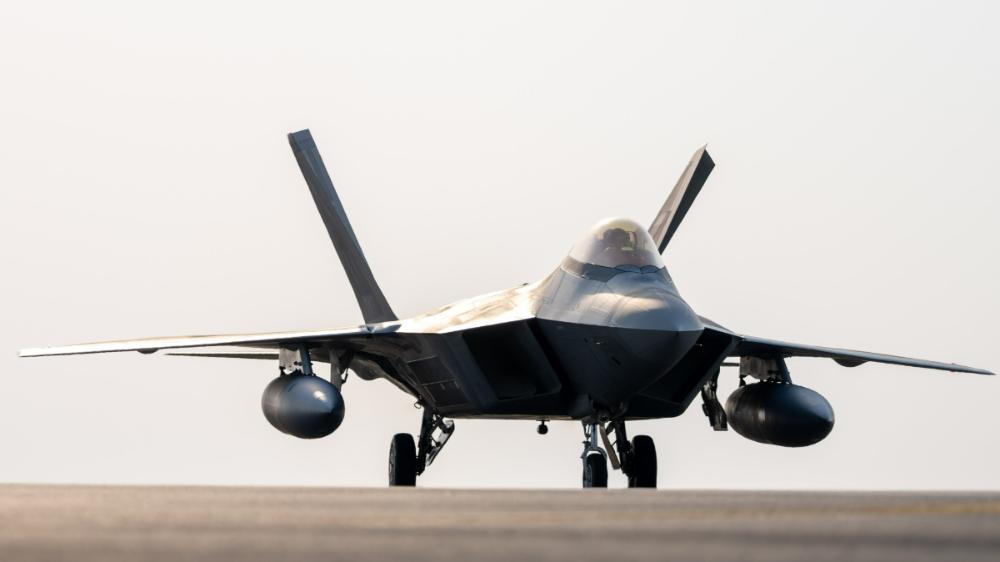 Jet tempur F-22 Raptors Angkatan Udara AS