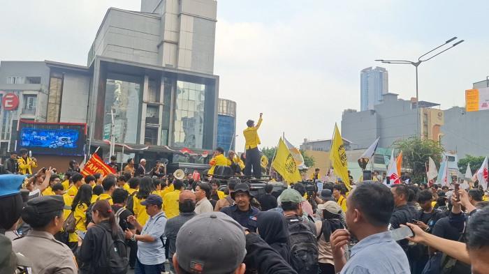 Demo BEM UI di Bundaran HI: Pramono Pesan Jangan Anarki, Polri ajak masyarakat Jangan Mudah Terprovokasi