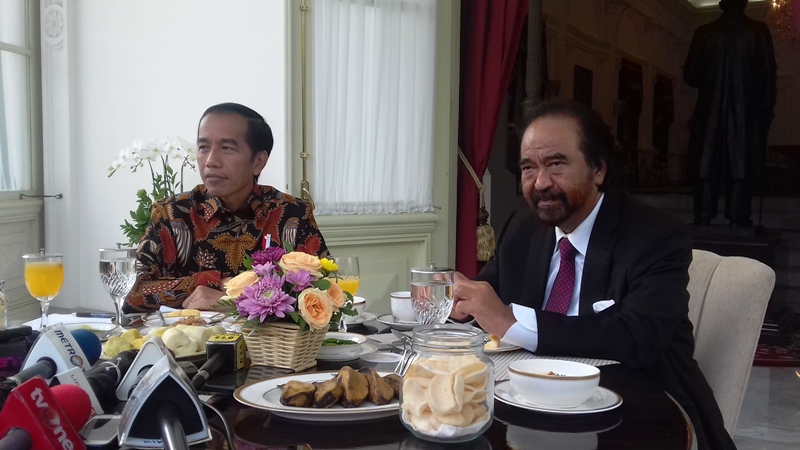 Surya paloh dan jokowi