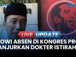 Jokowi Dipastikan Absen Kongres Projo, Ajudan: Dokter Anjurkan Istirahat