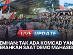 Kemhan Buka Suara! Tegaskan Tak Ada Komcad yang Dikerahkan Saat Demo