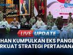 Bocoran Isi Pertemuan Menhan Sjafrie Sjamsoeddin dengan Eks Panglima TNI Hingga Senior Militer