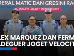 Alex Marquez & Fermin Aldeguer Joget Velocity di Jakarta, Hiburan Seru Jelang MotoGP Mandalika
