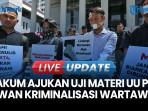 Iwakum Minta MK Atur Penindakan Hukum Terhadap Wartawan Harus Izin dari Dewan Pers