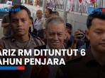 Tuntutan Enam Tahun Penjara untuk Fariz RM dari Jaksa Penuntut Umum