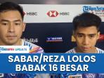 Melaju ke 16 Besar Indonesia Masters 2026, Sabar/Reza Berharap Bisa Sabet Medali Kejuaraan