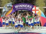 Inggris 'Back to Back' Juara Euro Wanita, Jadi Ajang Balas Dendam Final Euro 2022 Pria atas Spanyol?