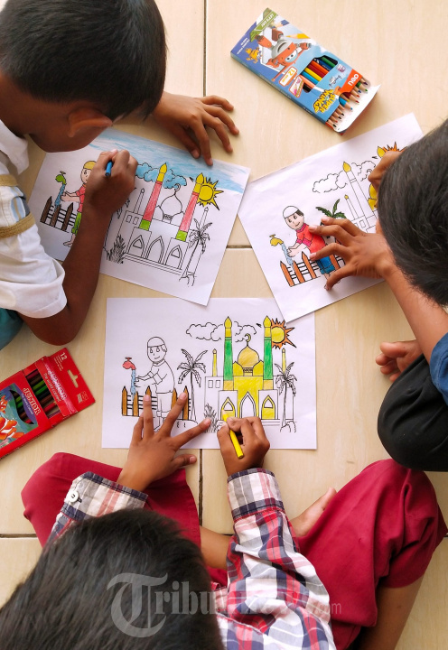 Lomba Mewarnai Menyambut Maulid Nabi Muhammad SAW 1443 H, Foto 8