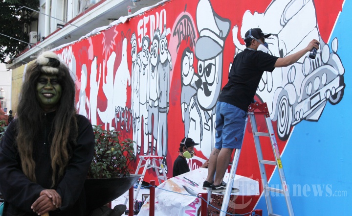 Mural Asia Afrika