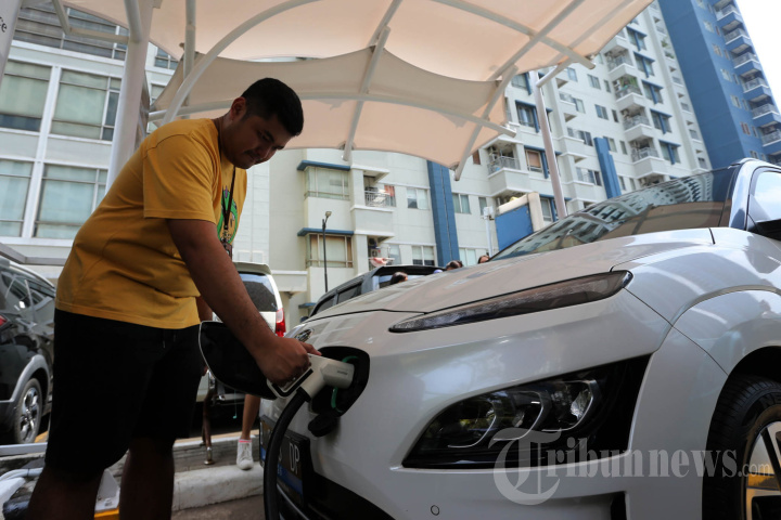 SPKLU di pusat kota Jakarta