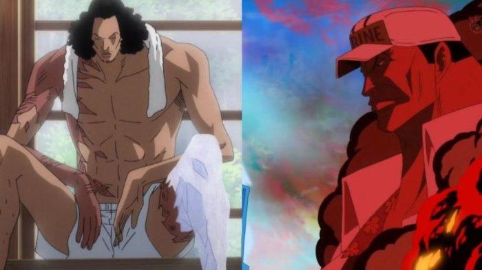 Kuzan alias Aokiji memilliki bekas luka parah usai berduel dengnan Sakazuki Akainu. 10 Bekas Luka Ikonik di One Piece dan Kisahnya: Ada X di Dada Luffy hingga Cakar 3 di Mata Shanks