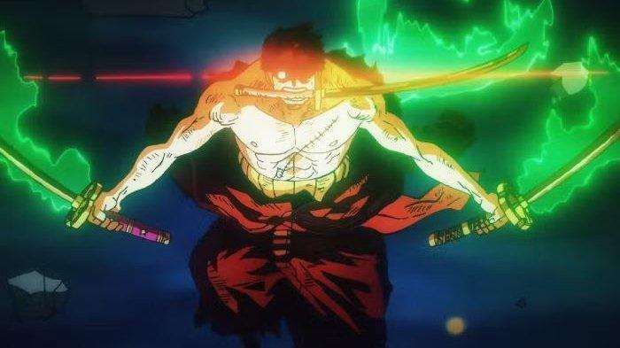10 Momen Zoro Berperan Sebagai Wakil Kapten Topi Jerami: Ter-epic saat Gantikan Kesakitan Luffy.
Raja Neraka Zoro mengalahkan King di anime One Piece