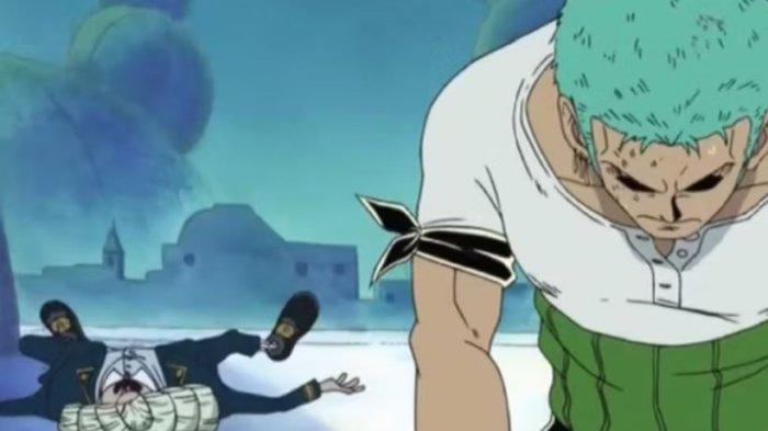 10 Momen Zoro Berperan Sebagai Wakil Kapten Topi Jerami: Ter-epic saat Gantikan Kesakitan Luffy. Zoro melihat Perangkap Barque Work
