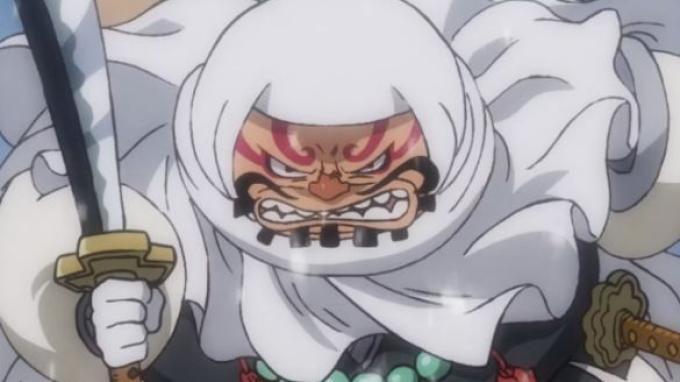 14 Buah Iblis Mythical Zoan yang Paling Terkenal di Serial One Piece: Ada Milik Gorosei hingga Kaido. 
Memungkinkan Pengguna Berubah Menjadi Biksu Yokai, Gyukimaru dalam wujud biksunya.
