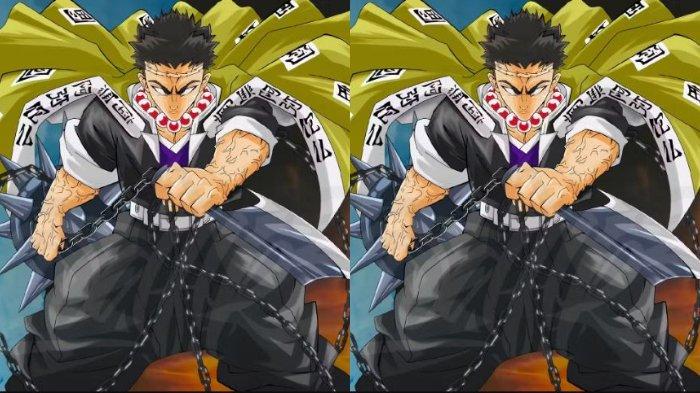 14 Warna Pedang Pembasmi Iblis Paling Terkenal di Demon Slayer: Ada Milik Sanemi hingga Tanjiro. 
Gyomei Himejima dalam Demon Slayer