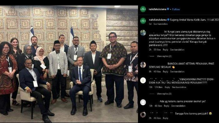5 Nama Tokoh NU yang Temui Presiden Israel Isaac Herzog, PBNU Ngaku Bukan Atas Nama Organisasi