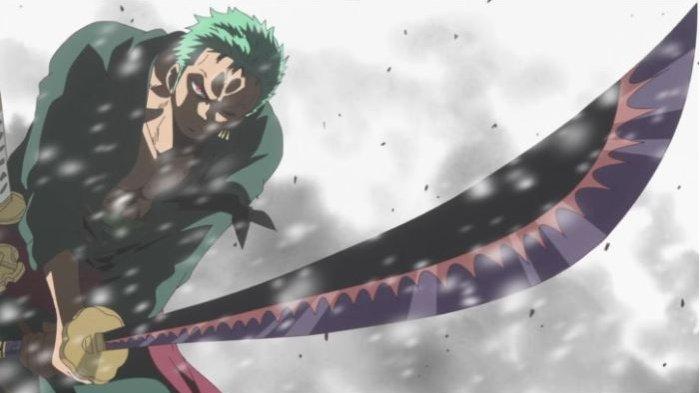 Pedang Shusui. 7 Pedang Zoro dalam Serial One Piece, Gagang Ungu Disebut Jadi Pedang Terkuat yang Dimiliki Marimo