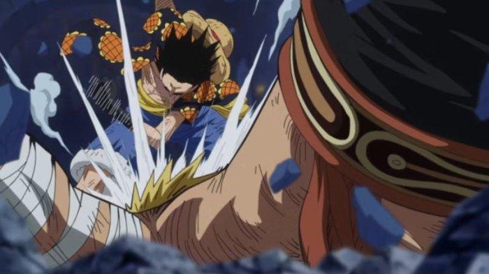 Gear 1 milik Luffy dalam serial One Piece. 8 Kekuatan Luffy yang Paling Mematikan di Serial One Piece, Nomor 2 Kolaborasi Karet dan Haki
