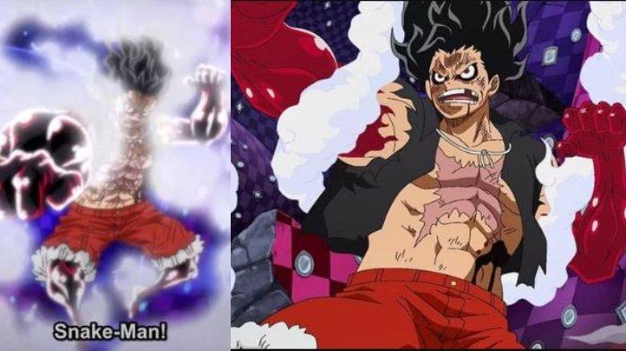 Gear 4: Snakeman Luffy. 8 Kekuatan Luffy yang Paling Mematikan di Serial One Piece, Nomor 2 Kolaborasi Karet dan Haki