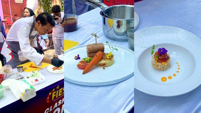Acara Clash of Cooking Master by Fiesta dan IKWI Menampilkan Demo Masak Chef Hendro