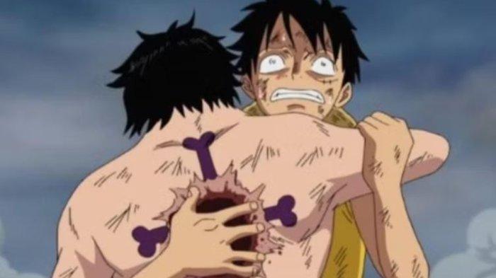 Portgas D Ace dalam serial One Piece. 5 Bajak Laut Terkuat yang Terbunuh di One Piece, Nomor 4 Bikin Nakama Nangis Kejer