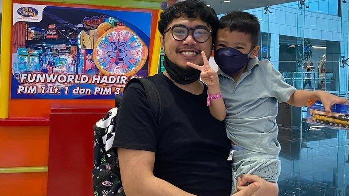 Angger Dimas dan anaknya, Dante