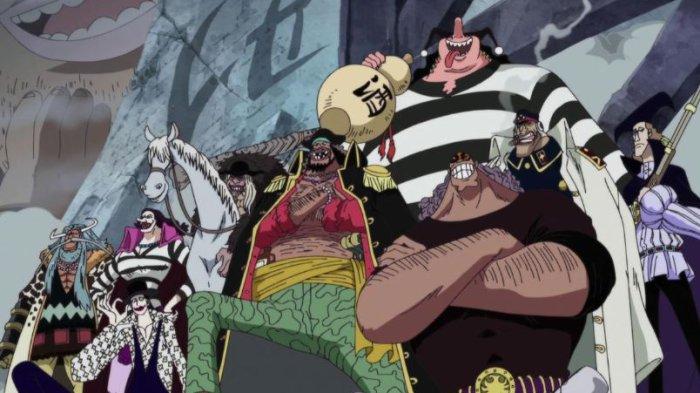 Anggota bajak laut Kurohige atau Blackbeard dalam One Piece