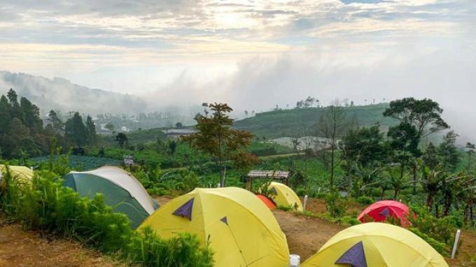 Tempat khusus untuk camping di Silancur Highland.