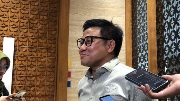 Bacawapres Koalisi Perubahan Muhaimin Iskandar di Gedung DPR RI, Senayan, Jakarta, Senin (23/10/2023).