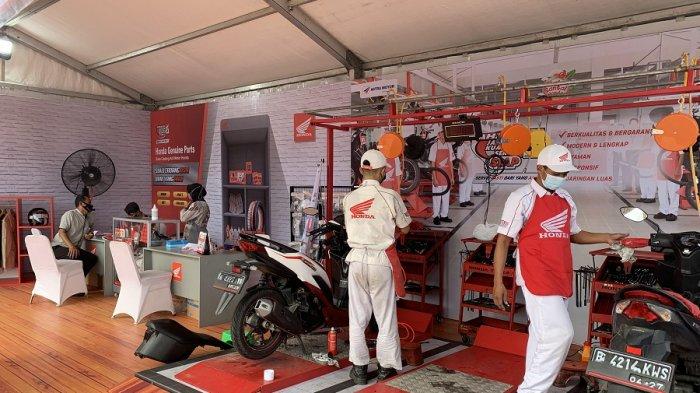 Ilustrasi layanan AHASS milik Astra Honda Motor