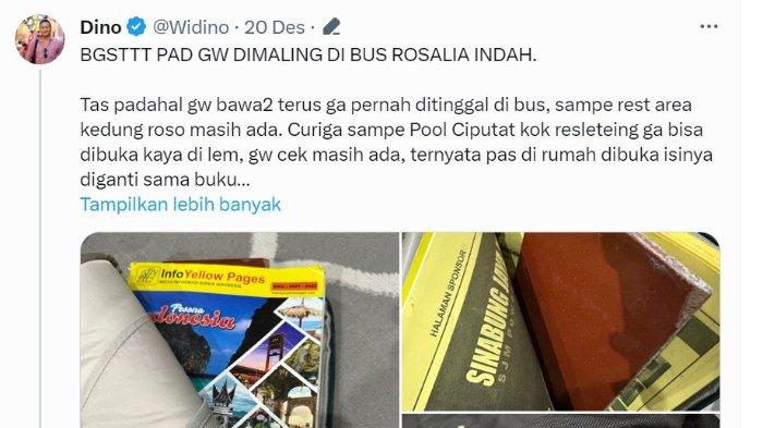 Begini Nasib Penumpang Bus Rosalia Indah yang Ipad-nya Ditukar Buku, Takut Dimarahi Ibunya