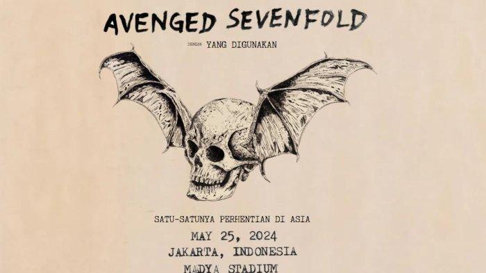 Cara Beli Tiket Avenged Sevenfold Mudah, Tiket Konser Mulai dari Rp 1 Jutaan Saja