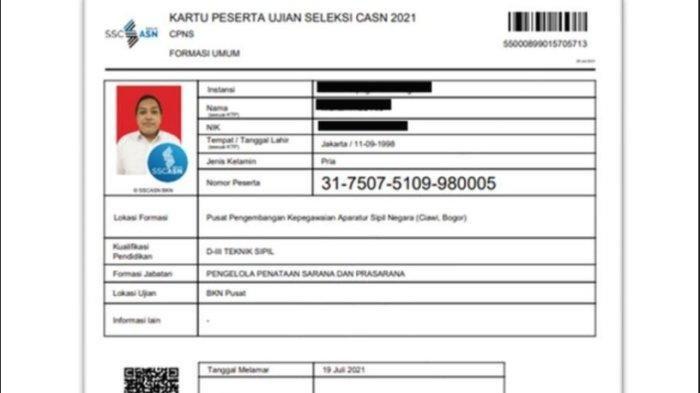 Cara Cetak Kartu Ujian CPNS 2024 untuk Tes SKD