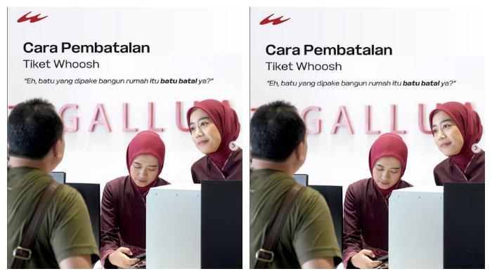 Simak panduan pembatalan dan refund tiket kereta cepat Whoosh.