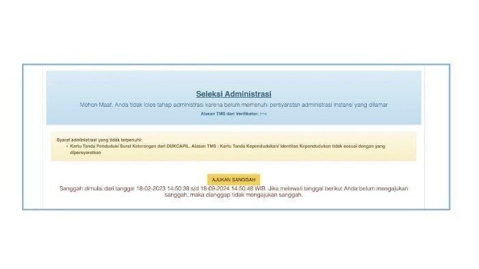 Cek Syarat dan Cara Mengajukan Sanggah untuk Pelamar yang Tidak Lolos Seleksi Administrasi CPNS 2024