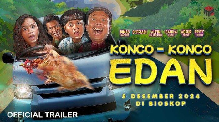 Film dengan genre horor dan komedi, Konco-konco Edan.
