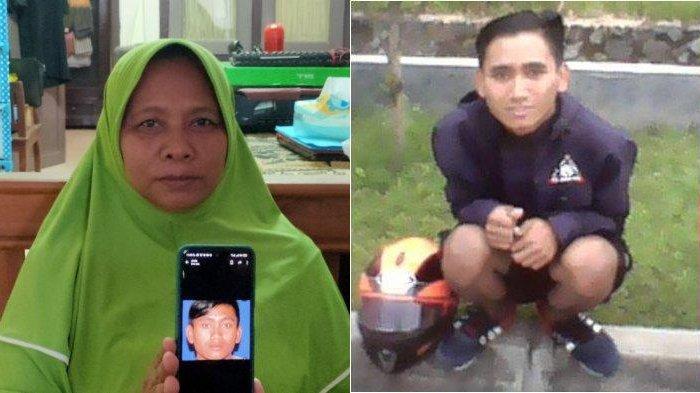 Getirnya Hidup Pegi Perong, Tulang Punggung Keluarga Hidupi 3 Adik dan Jadi Kuli Sejak Lulus SD. Foto Kiri: Ibunda Pegi Setiawan, Kartini saat menunjukkan foto anak pertamanya hasil pernikahan dengan Rudi, Kamis (23/5/2024). Pegi sendiri dianggap sebagai DPO dalam kasus pembunuhan Vina dan Eki yang berasal dari Desa Kepongpongan, Kecamatan Talun, Kabupaten Cirebon (eki yulianto/tribunjabar)